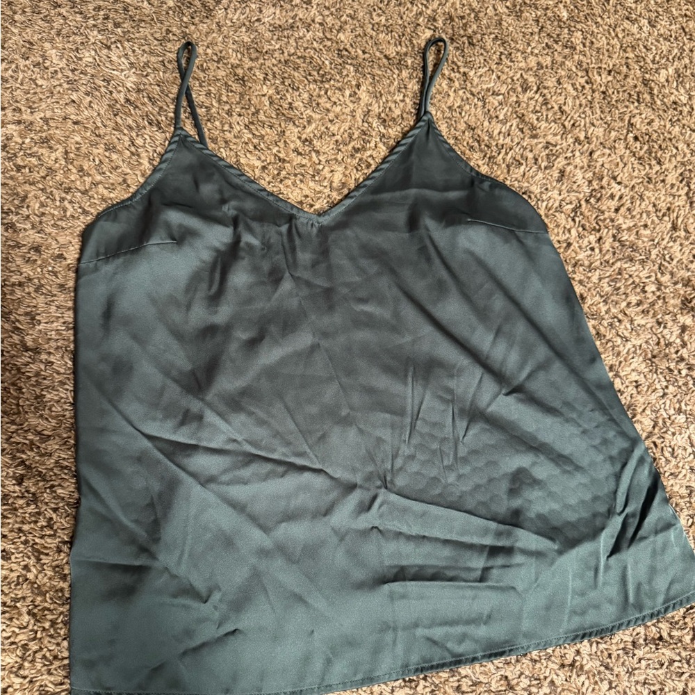 Stars Above Dark Green Camisole Top
